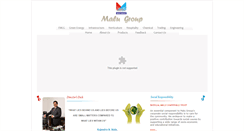Desktop Screenshot of malugroup.co.in